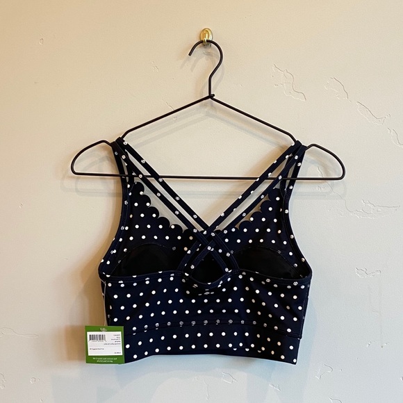 KATE SPADE Polka Dot Scallop Sports Bra - Picture 7 of 7